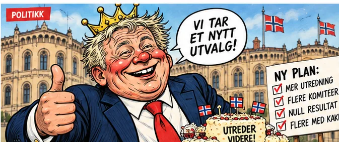 Satirisk illustrasjon